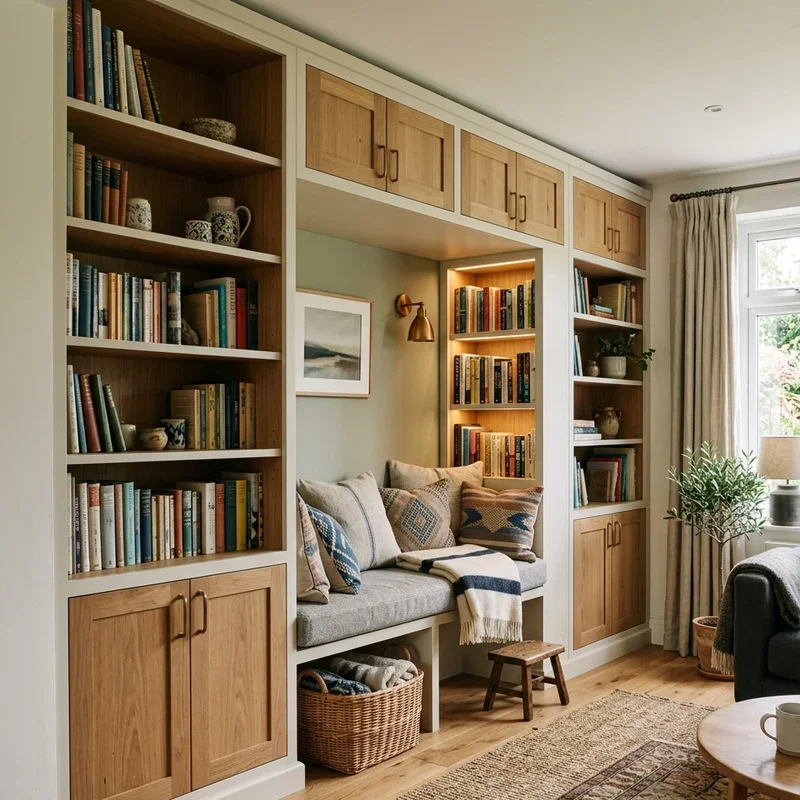 Living Room Built In Cabinet Ideas