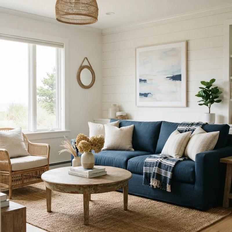 Navy Couch Living Room Ideas