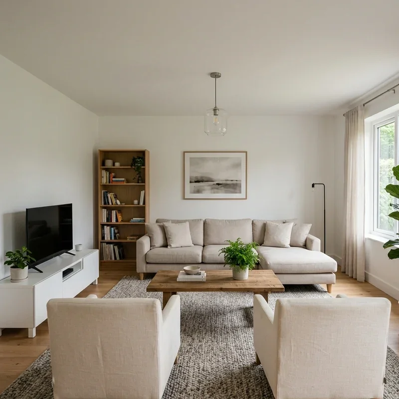Square Living Room Ideas