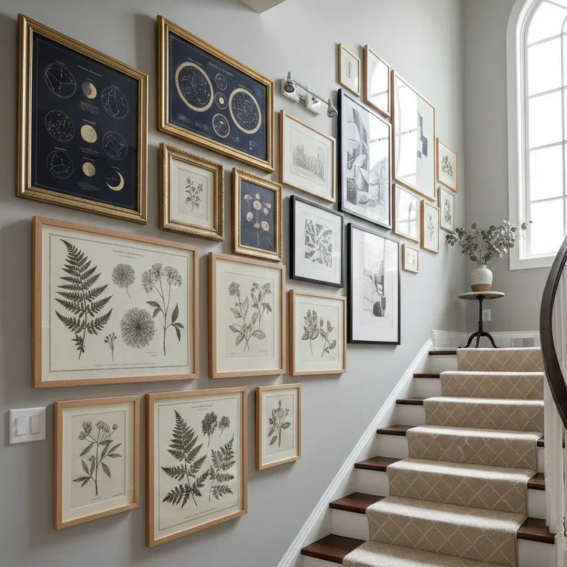 Staircase Gallery Wall Ideas
