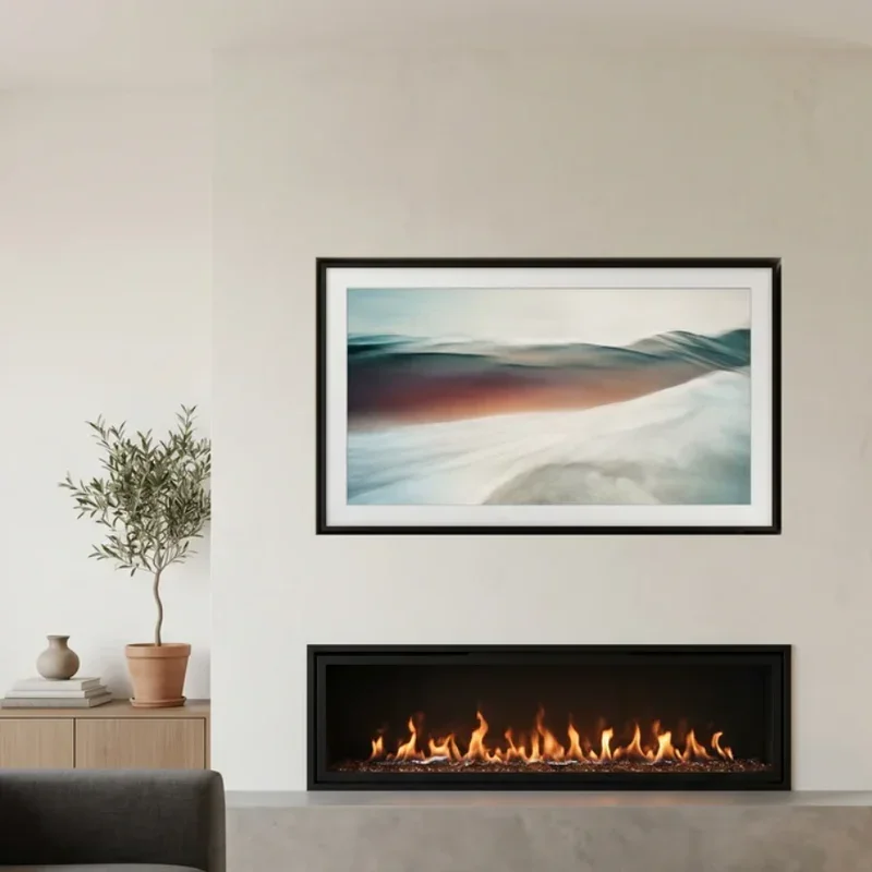 Electric Fireplace Ideas With TV Above