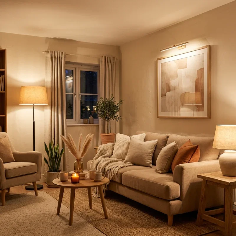 Warm Beige Living Room Ideas