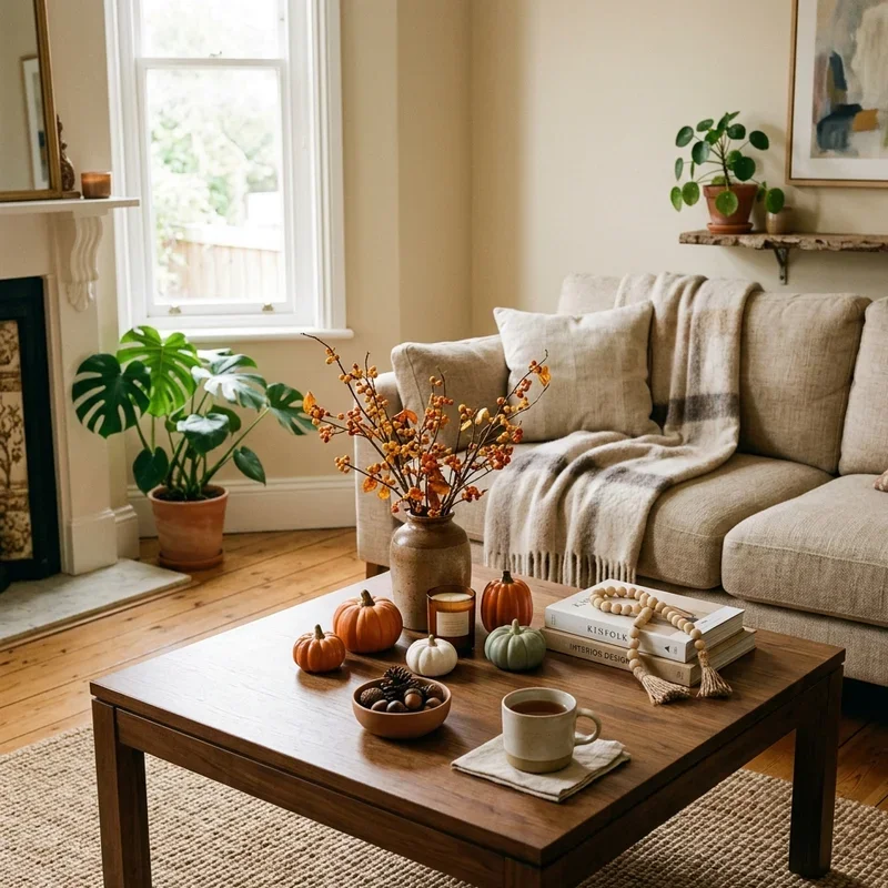 Living Room Sofa Table Decor Ideas
