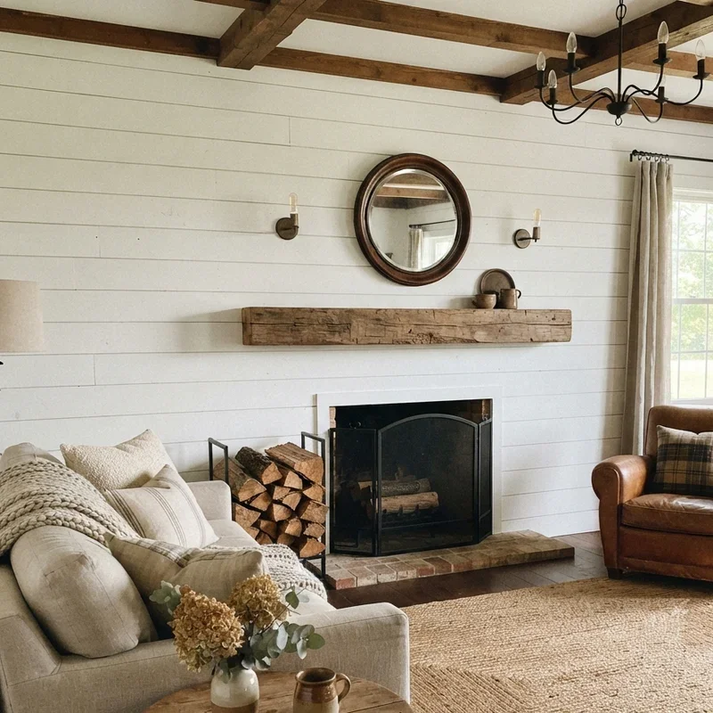 Farmhouse Living Room Decorating Ideas