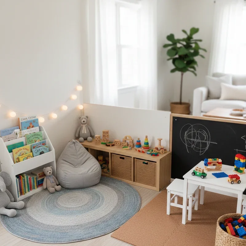 Play Area in Living Room Ideas