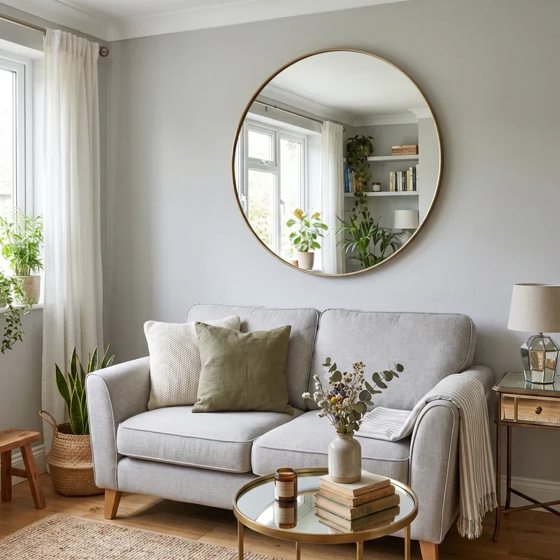 Small Living Room Mirror Ideas