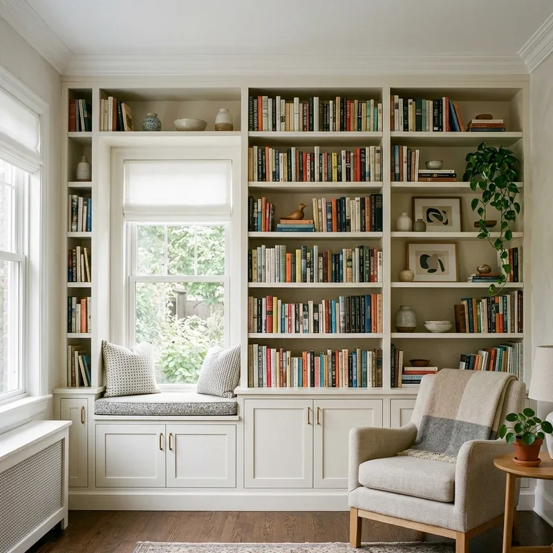 Living Room Built In Cabinet Ideas