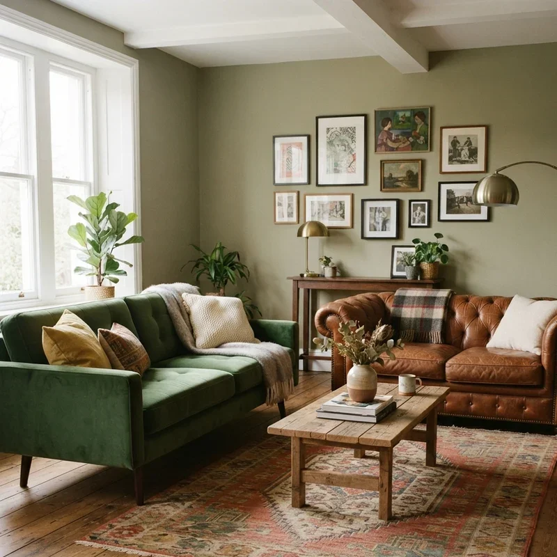 Two Sofa Living Room Ideas