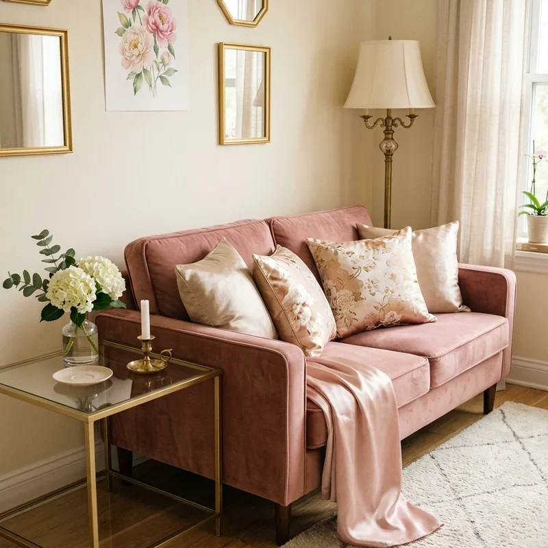 Girly Living Room Ideas