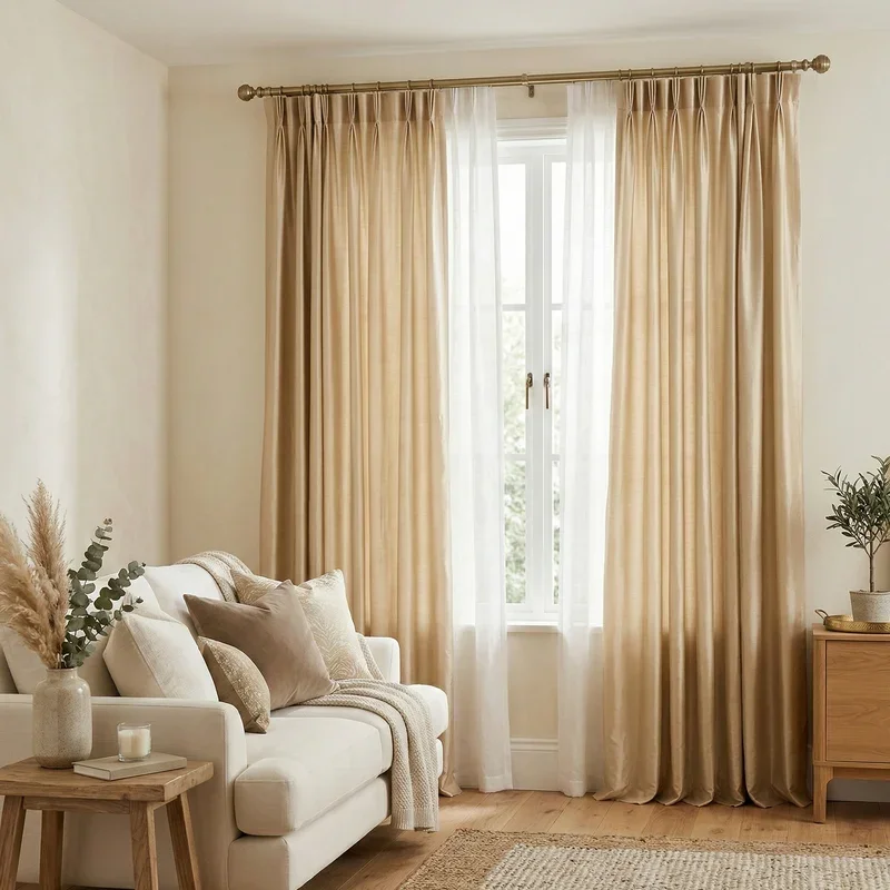 Gold Curtains Living Room Ideas
