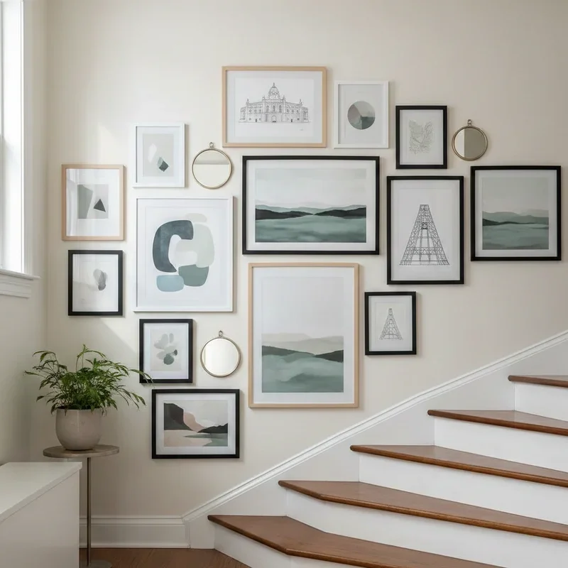 Staircase Gallery Wall Ideas
