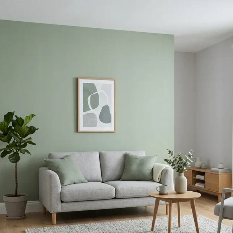 Green and Grey Living Room Ideas