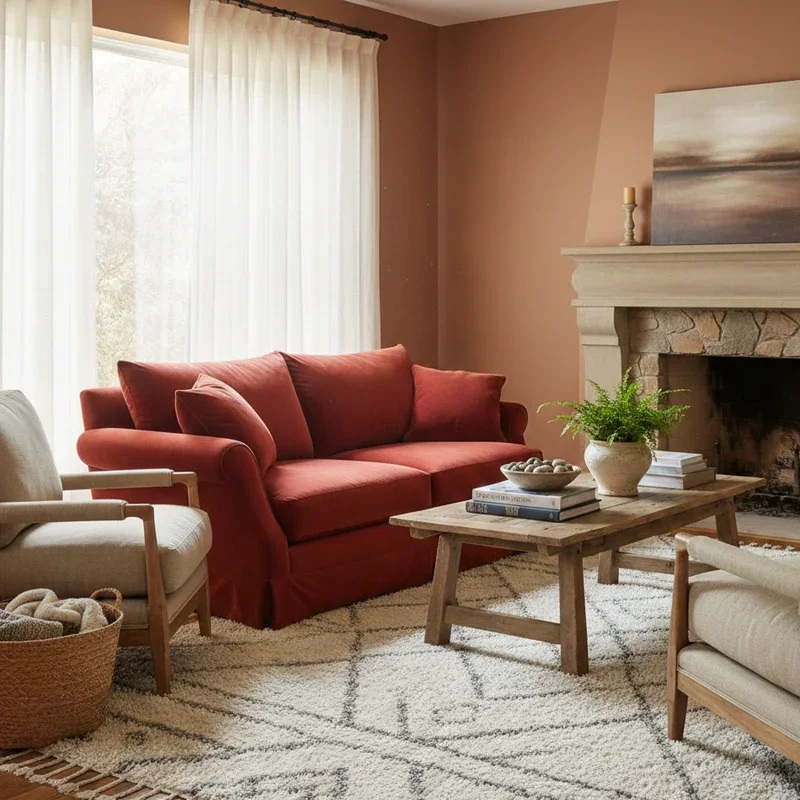 Red Sofa Living Room Ideas
