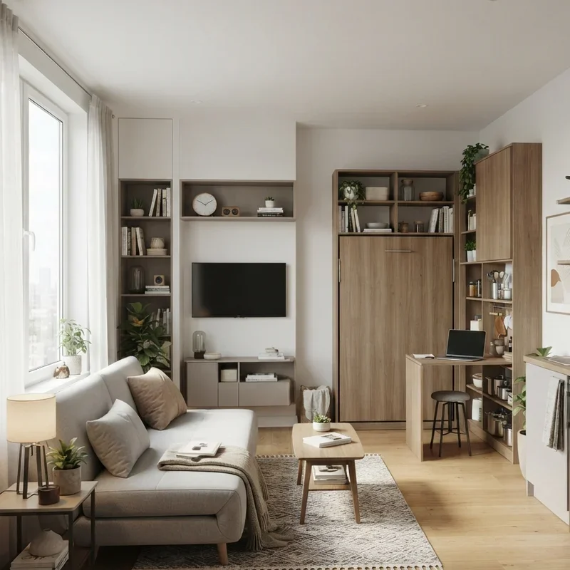 Living Room Bedroom Combo Ideas