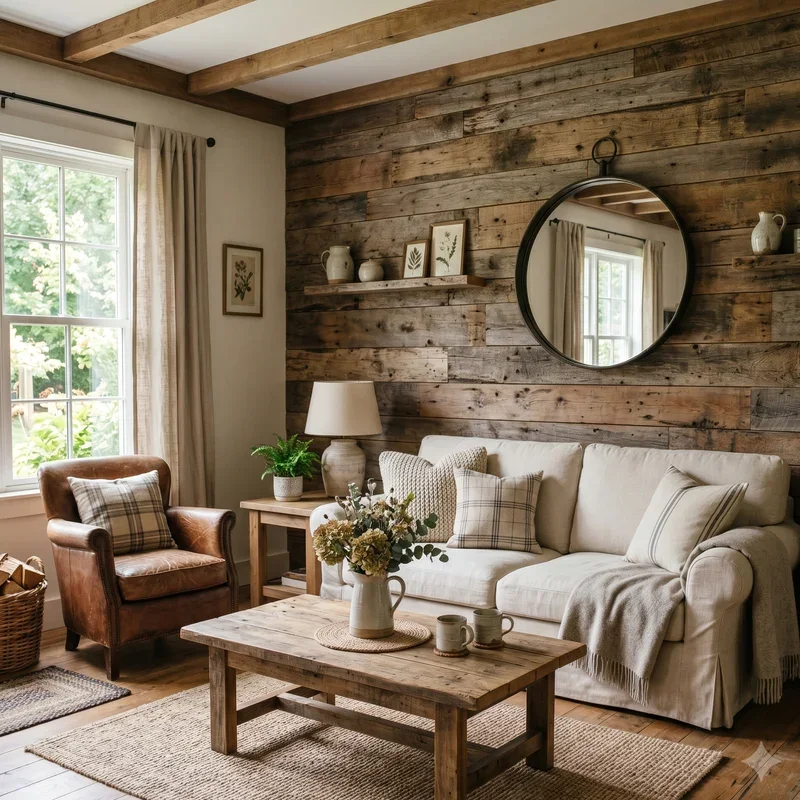 Rustic Farmhouse Living Room Ideas