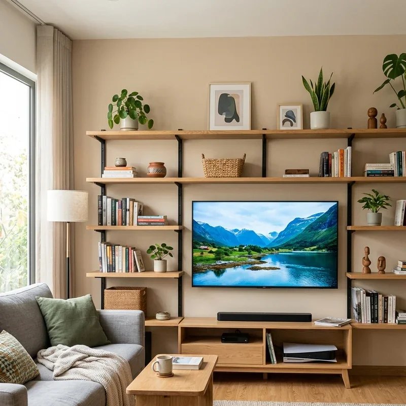 Living Room Entertainment Wall Ideas