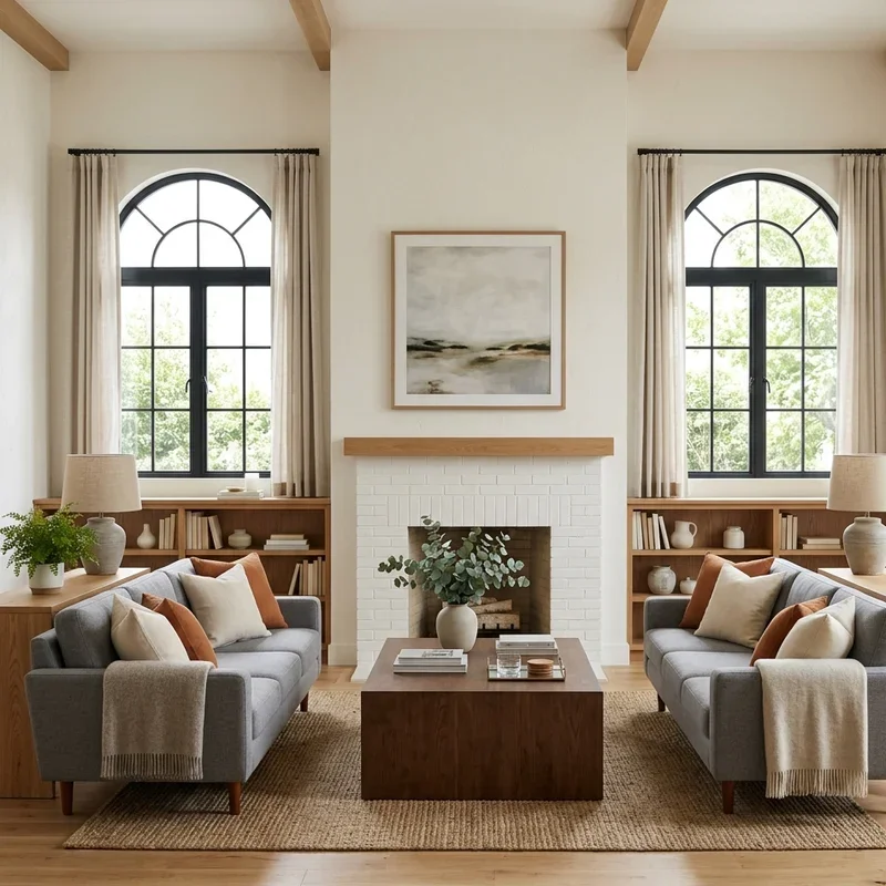 Square Living Room Ideas
