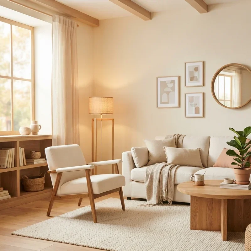 Cream Living Room Ideas