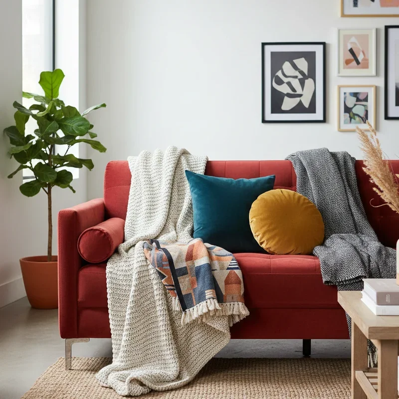 Red Sofa Living Room Ideas