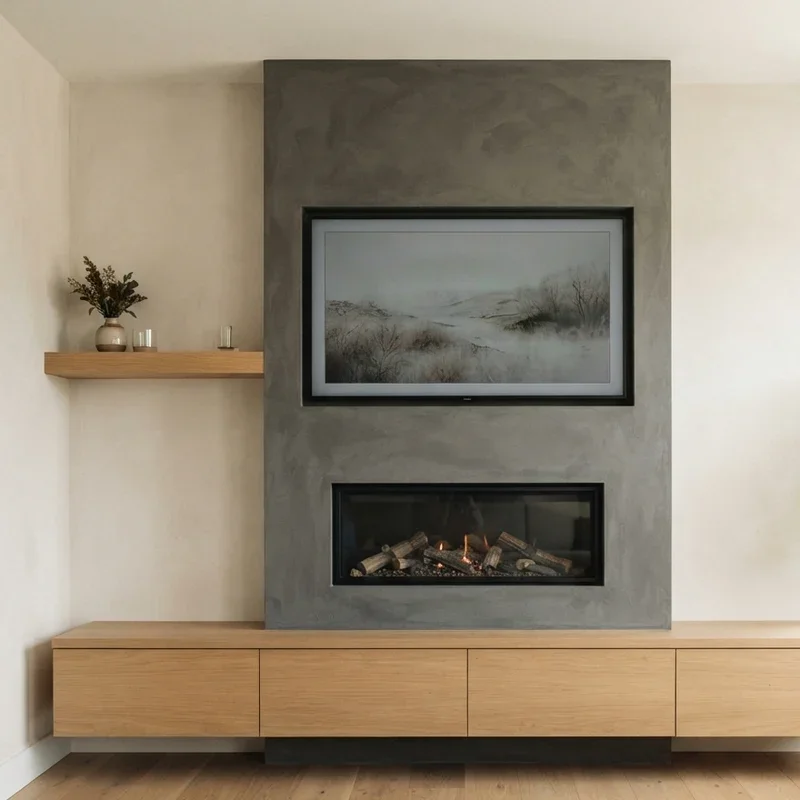 Fireplace TV Accent Wall Ideas