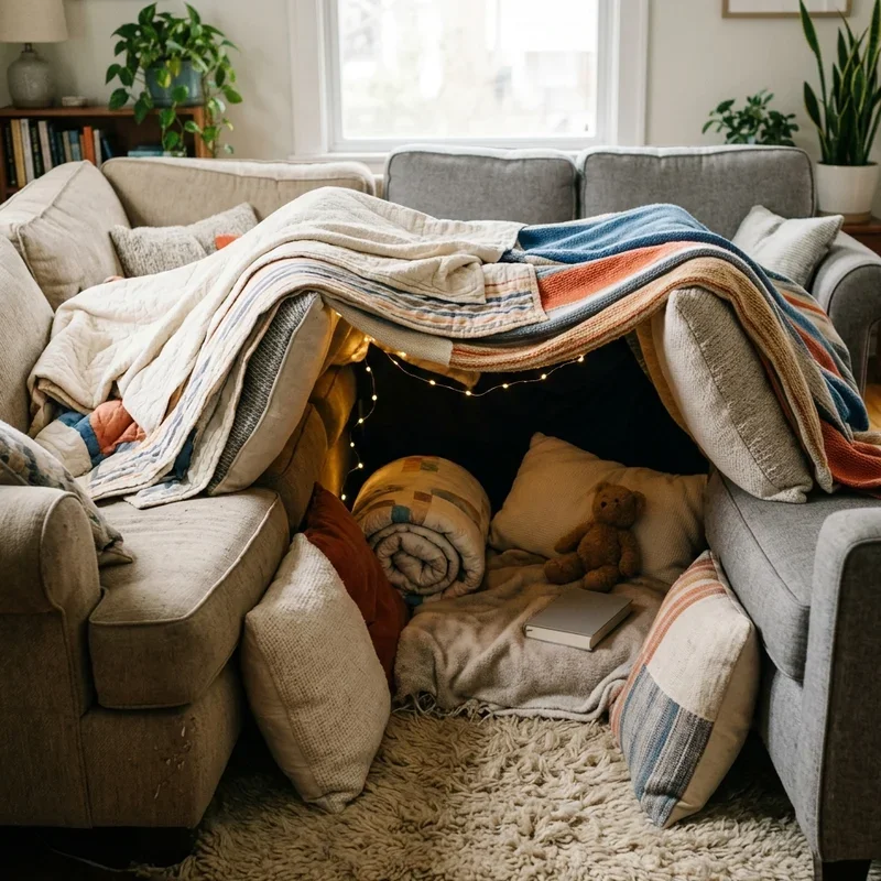 15 Couch Fort Ideas to Build the Ultimate Blanket Fort