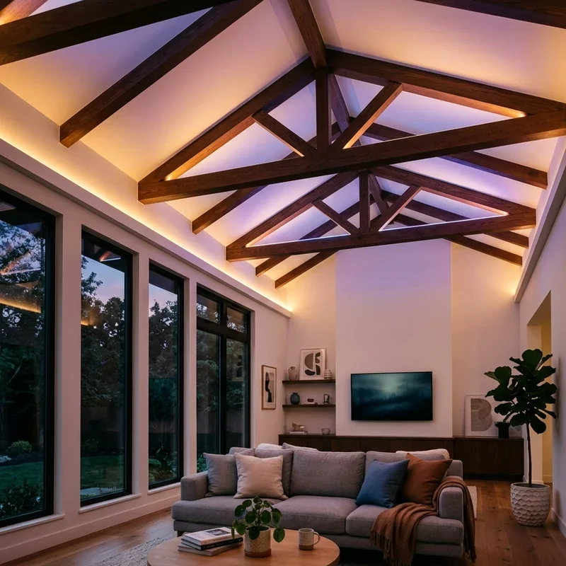 High Ceiling Living Room Lighting Ideas