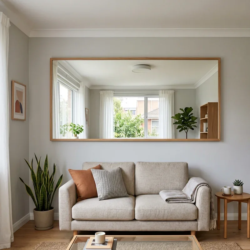 Small Living Room Mirror Ideas