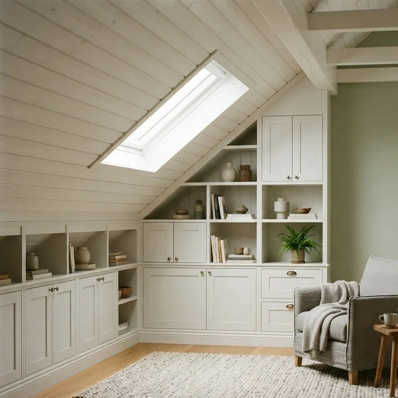 Slanted Ceiling Living Room Ideas