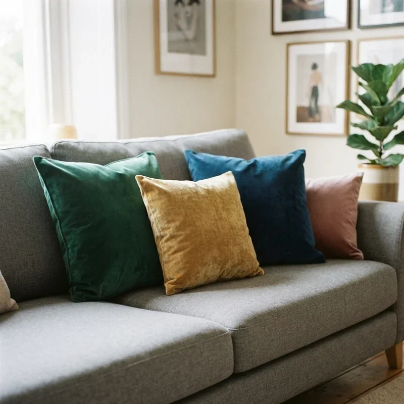 Throw Pillows for Gray Couch Ideas