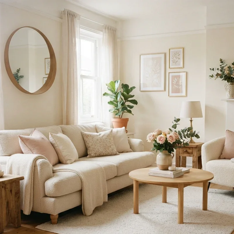 Cream Living Room Ideas