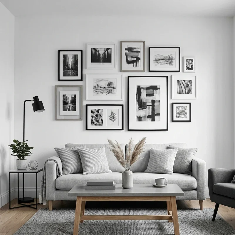 White and Grey Living Room Ideas