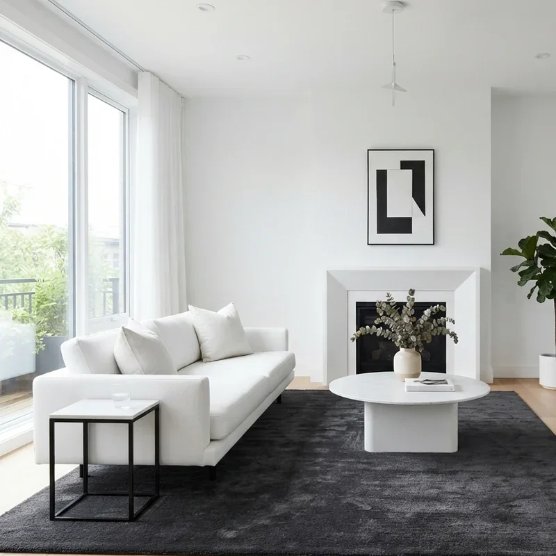 Dark Gray Carpet Living Room Ideas