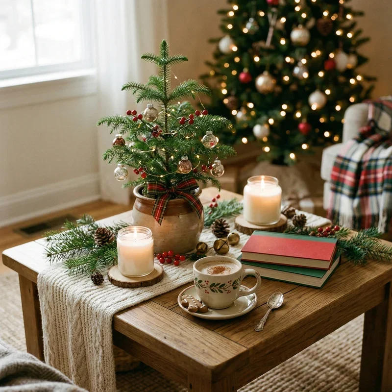 15 Christmas Coffee Table Ideas for Festive Homes