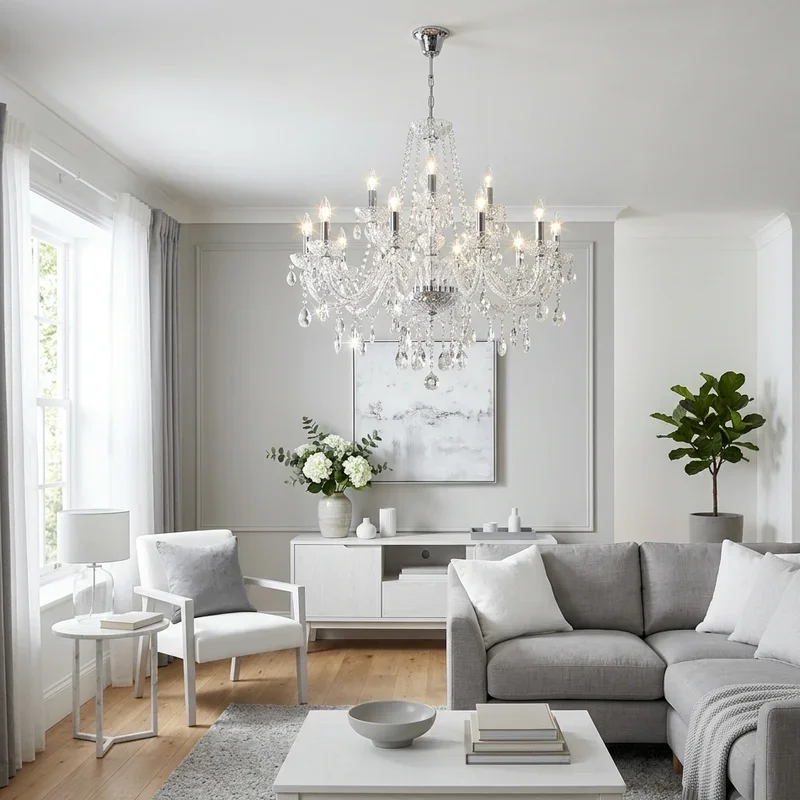 White and Grey Living Room Ideas