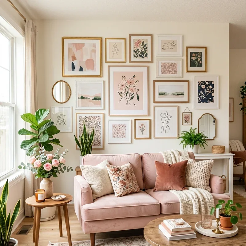 Girly Living Room Ideas