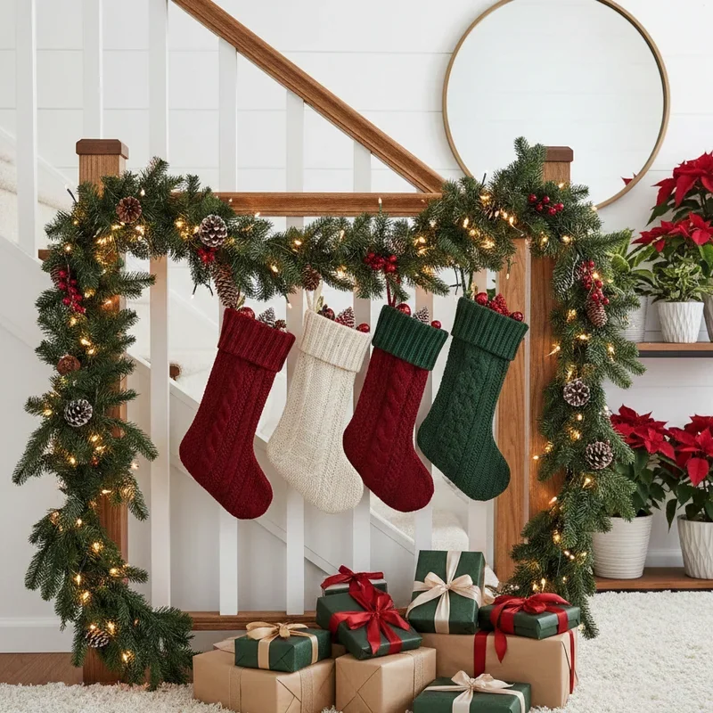Stocking Hanging Ideas Without Fireplace