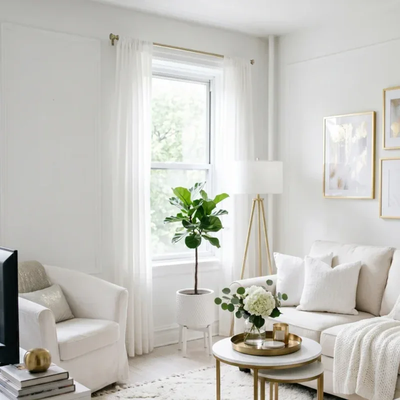 Small White Living Room Ideas