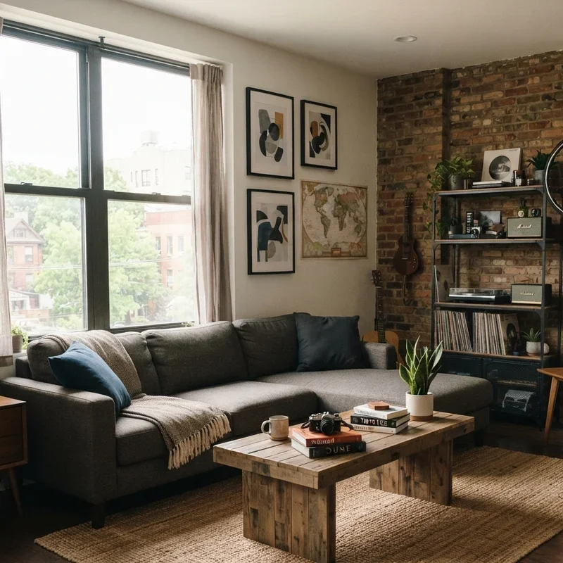 Bachelor Living Room Ideas
