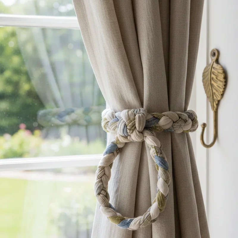 Unique Curtain Tie Back Ideas