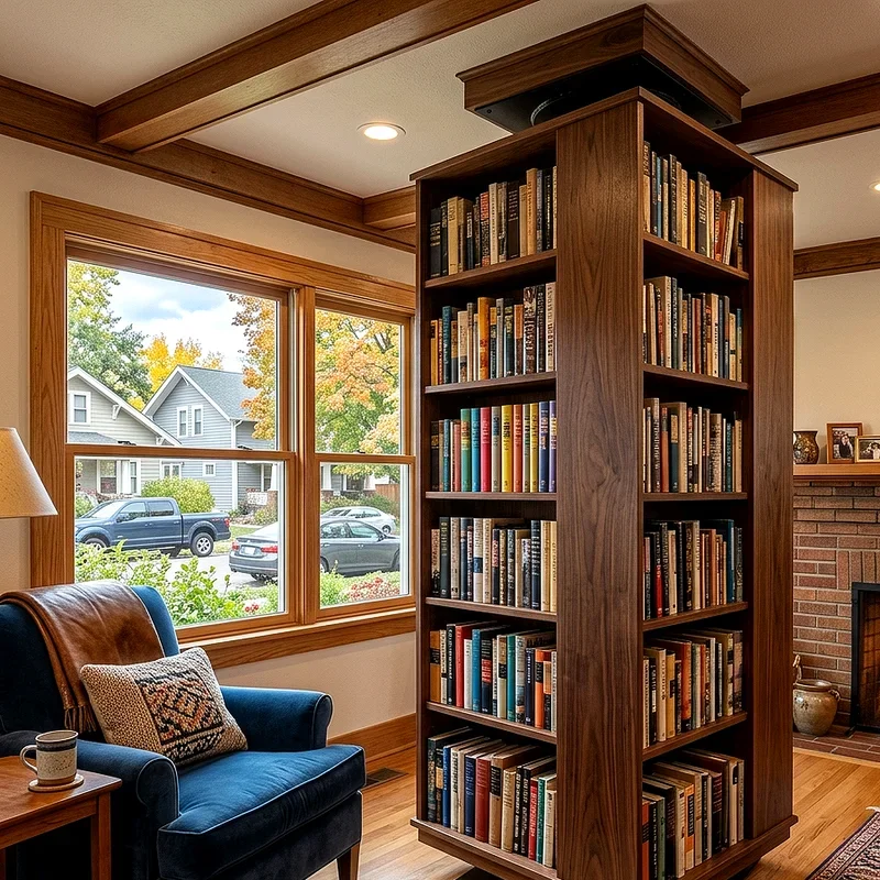 Living Room Bookcase Ideas