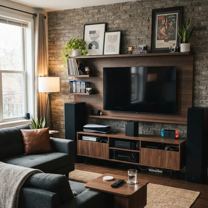 Bachelor Living Room Ideas