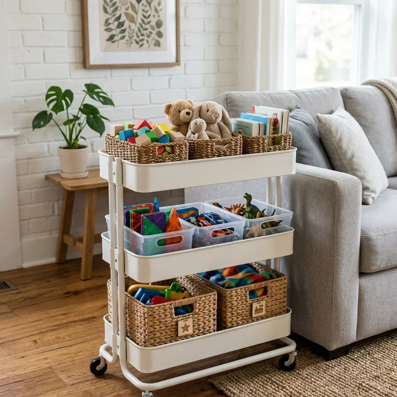 Living Room Toy Storage Ideas
