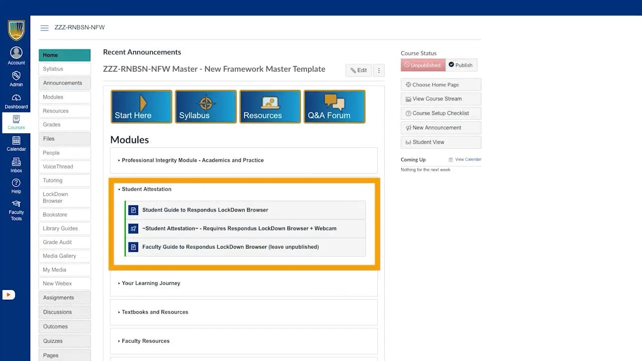 RN BSN Course Navigation Walkthrough