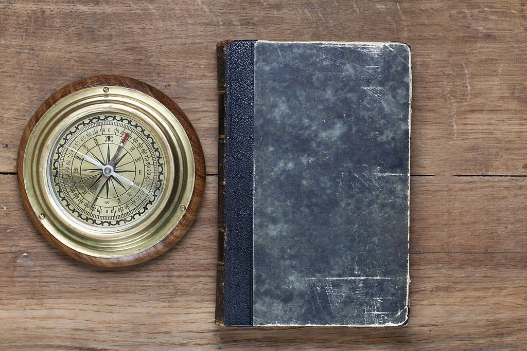 book and compass