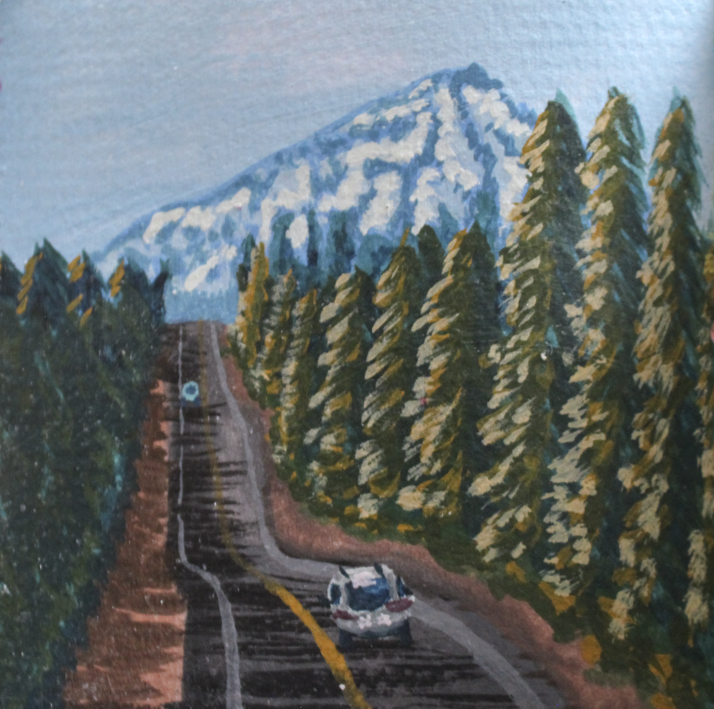 Mount Shasta - Gouache on Paper