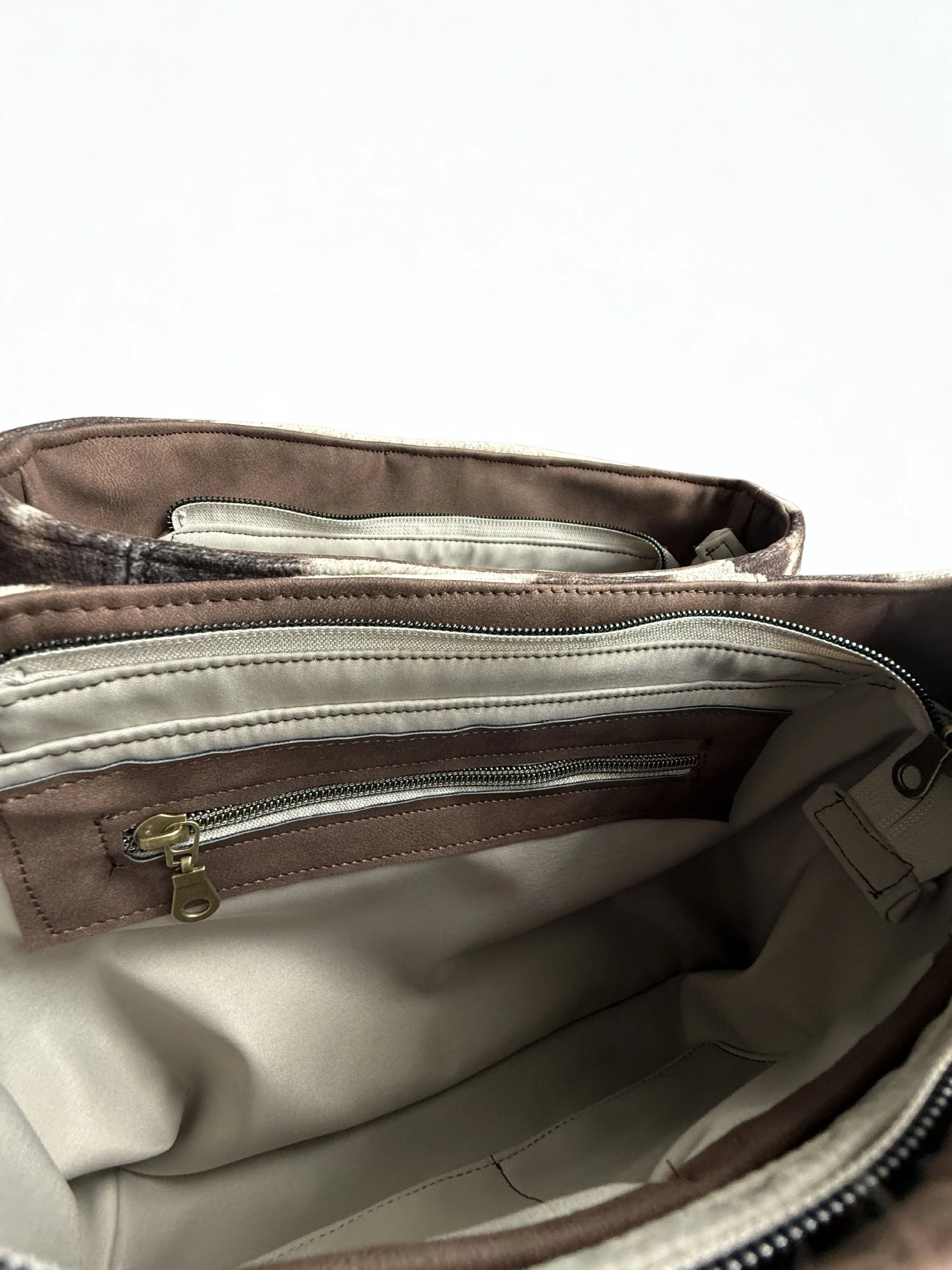 Dallas Bag Cow Print Interior View.jpg