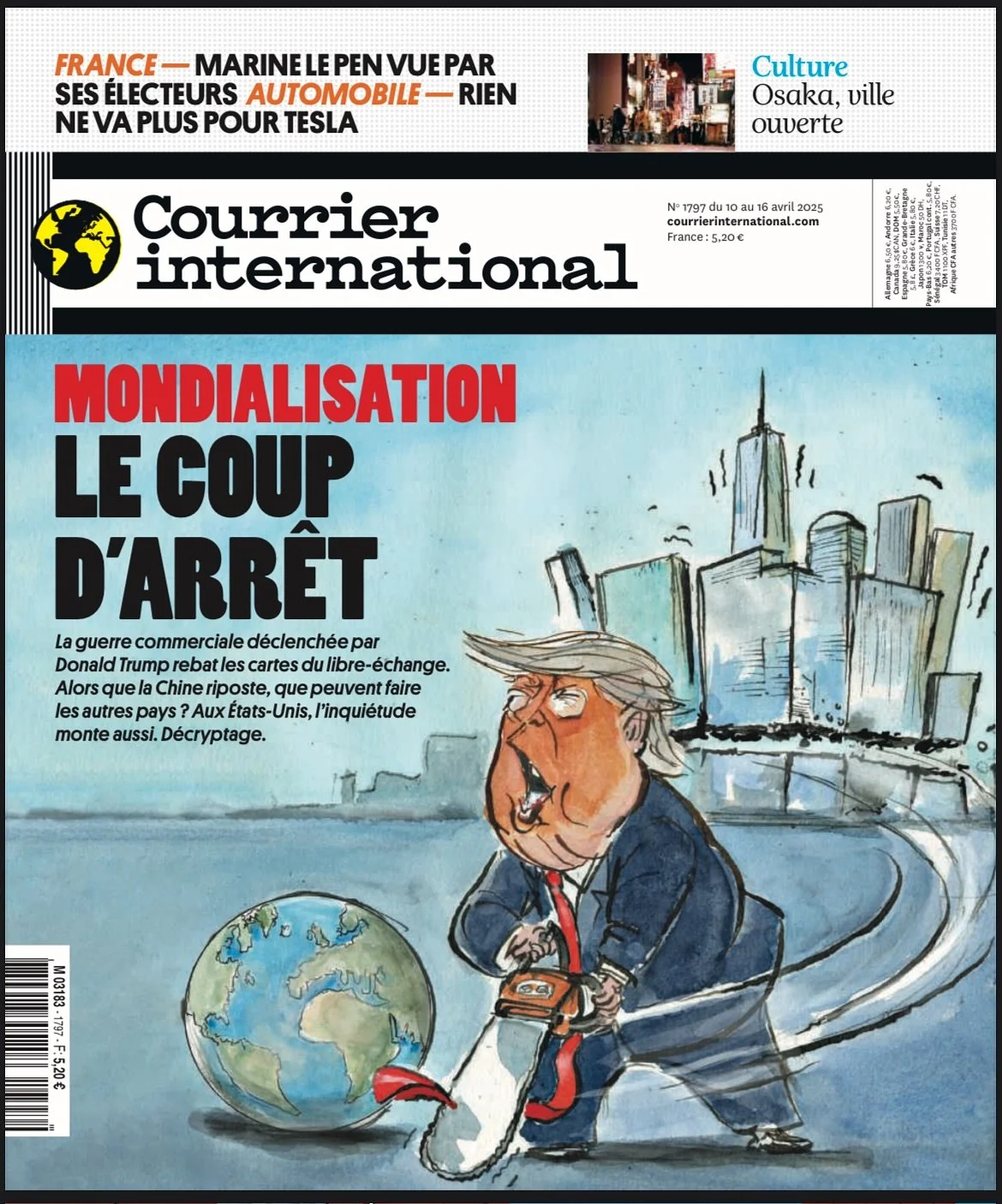 *Please swipe for photo*
It is my absolute pleasure to have a photo printed in Courrier International&rsquo;s issue 1797. Featured on the front cover and on page 43 is a photograph I shot in Osaka&rsquo;s Dotonbori. 

&ldquo;Reflections of Dotonbori&