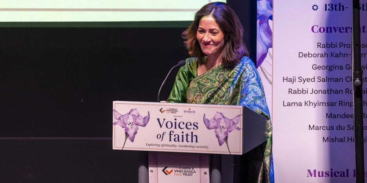 Mishal Husain’s Opening Address at Voices of Faith 2026: Threads of Memory, Faith, and Coexistence