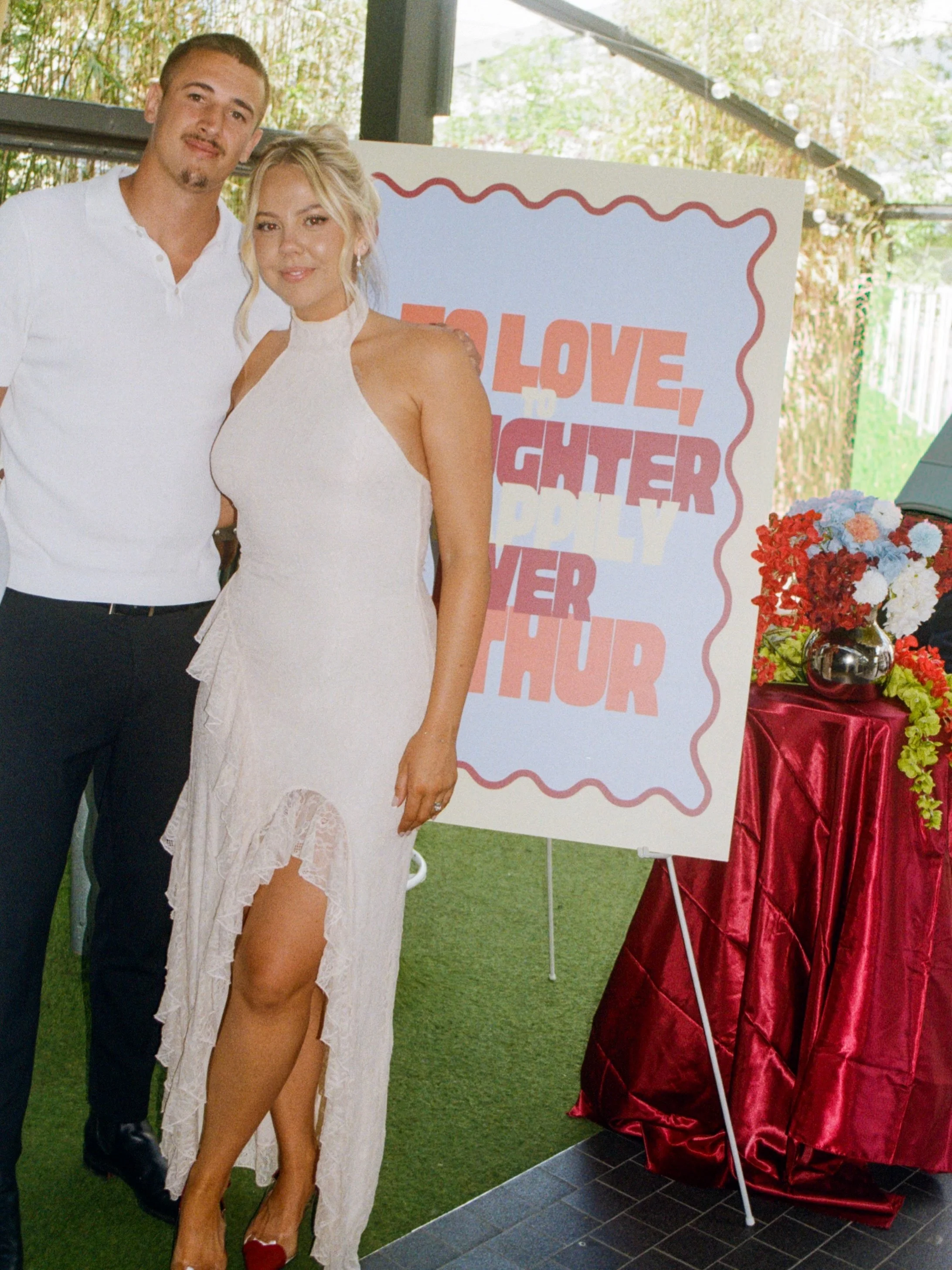 TO LOVE, TO LAUGHTER &amp; HAPPILY EVER ARTHUR! ❤️ @maddi.nolan &amp; @jakearthur27