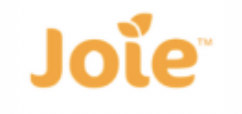 Logo mit dem Wort 'Joie' in orange Farben und einem Blatt-Symbol über einem Buchstaben
